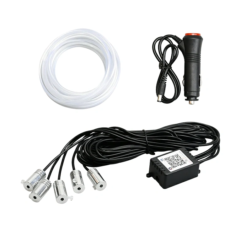 Flexibilný RGB neónový kábel pre ambientné osvetlenie v aute