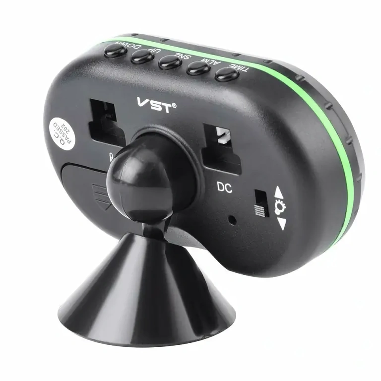 Digitálne hodiny s displejom pre napätie a teplotu auta