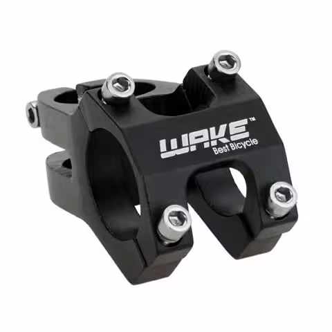 Krátky predstavec riadidiel pre MTB bicykel – WAKE 31.8 mm hliník, čierny