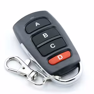 Prídavný diaľkový ovládač 433MHz pre relé 4 kanály – Kód 1527 / 2262, 50m dosah