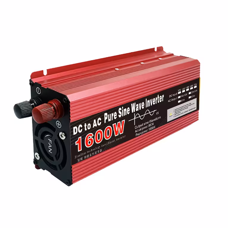 Invertor 1600W čistá sínusoida 12V na 220V – Trvalý výkon 800W
