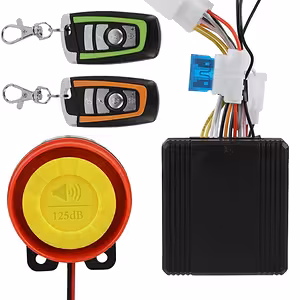 Alarm proti krádeži Motocykel / Skúter / ATV – 125 dB, 2 diaľkové ovládače, riadenie motora