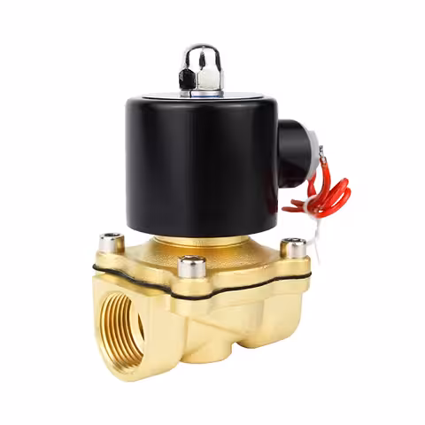 Elektromagnetický ventil 220V 1/2 palca normálne zatvorený – pre vodu, vzduch, olej – meď, NBR tesnenie