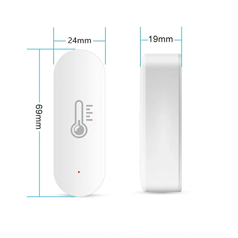 Kompaktný smart senzor teploty a vlhkosti Malé a efektívne zariadenie na meranie teploty a vlhkosti prostredia