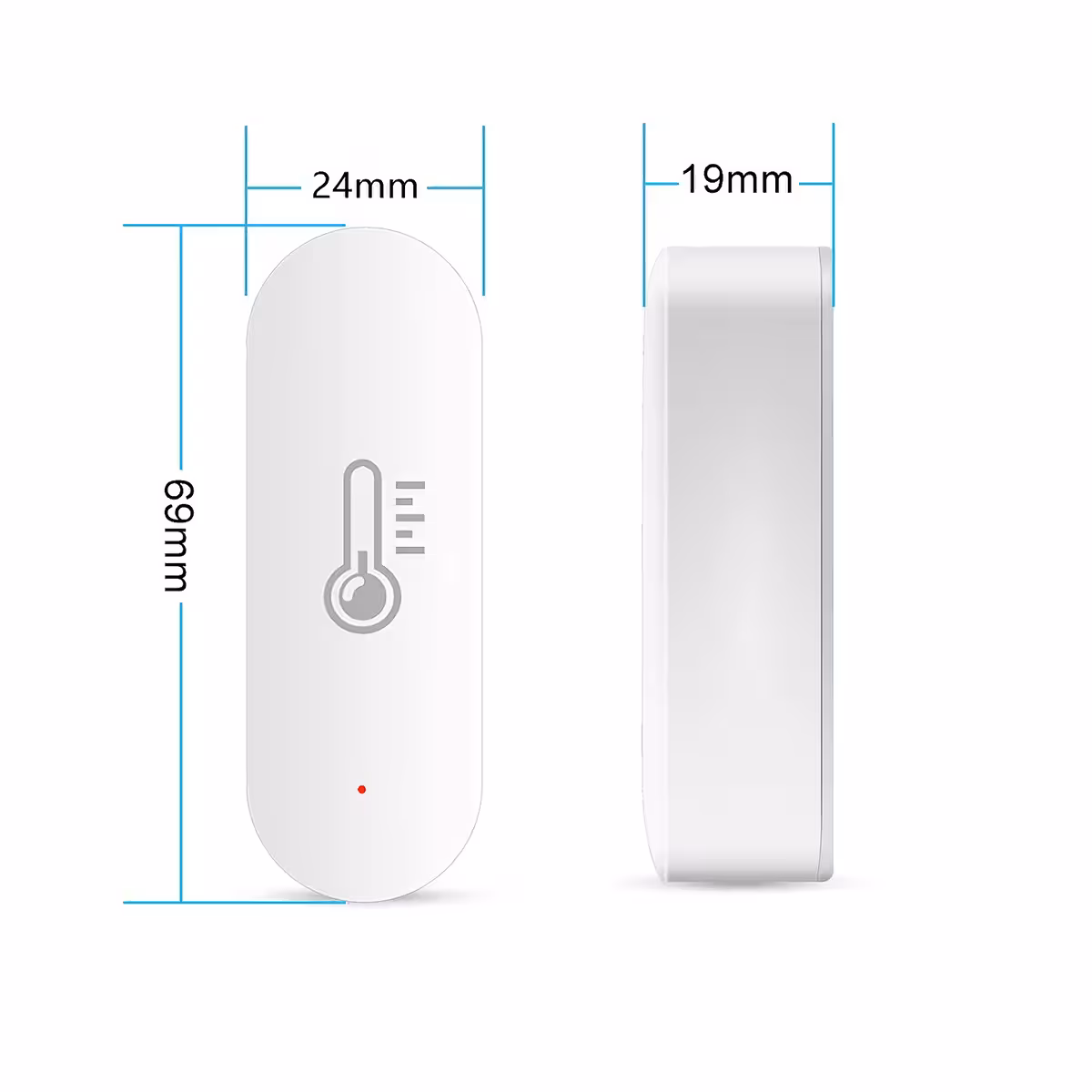 Malé a efektívne zariadenie na meranie teploty a vlhkosti prostredia