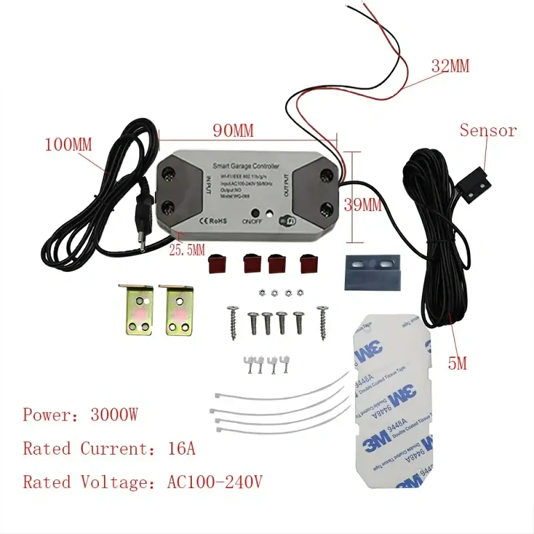 Modul kompatibilný s Tuya pre posuvnú bránu, s programovaním a inteligentnými notifikáciami