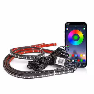Súprava LED RGB svetlá auto exteriér – pásy podvozkové