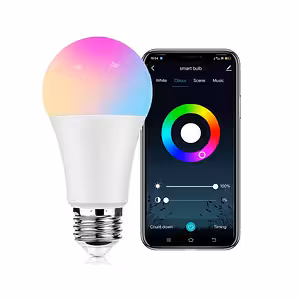 Inteligentná LED žiarovka WiFi RGB Tuya multicolor – Smart ovládanie cez telefón