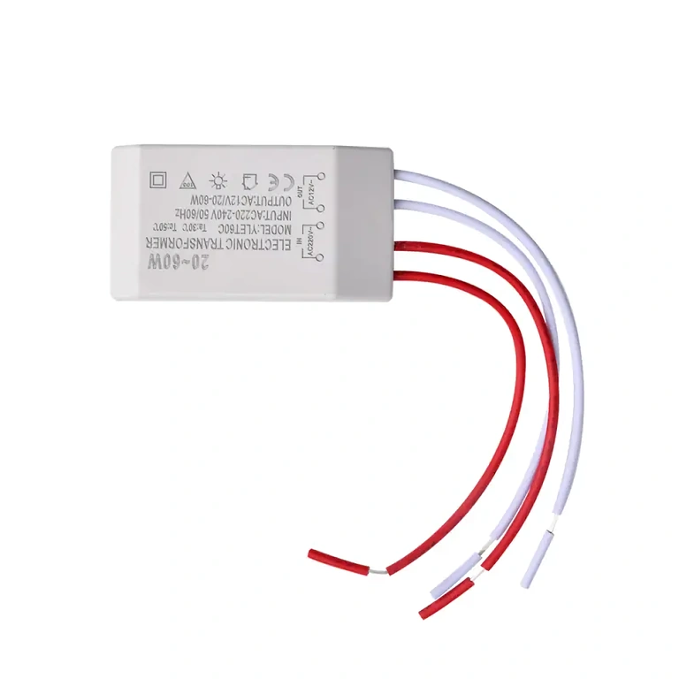 Transformátor s výkonom medzi 20–60W pre osvetlenie