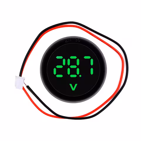 Digitálny voltmeter 12V pre autobatérie – presné meranie jednosmerného prúdu 4-100V DC