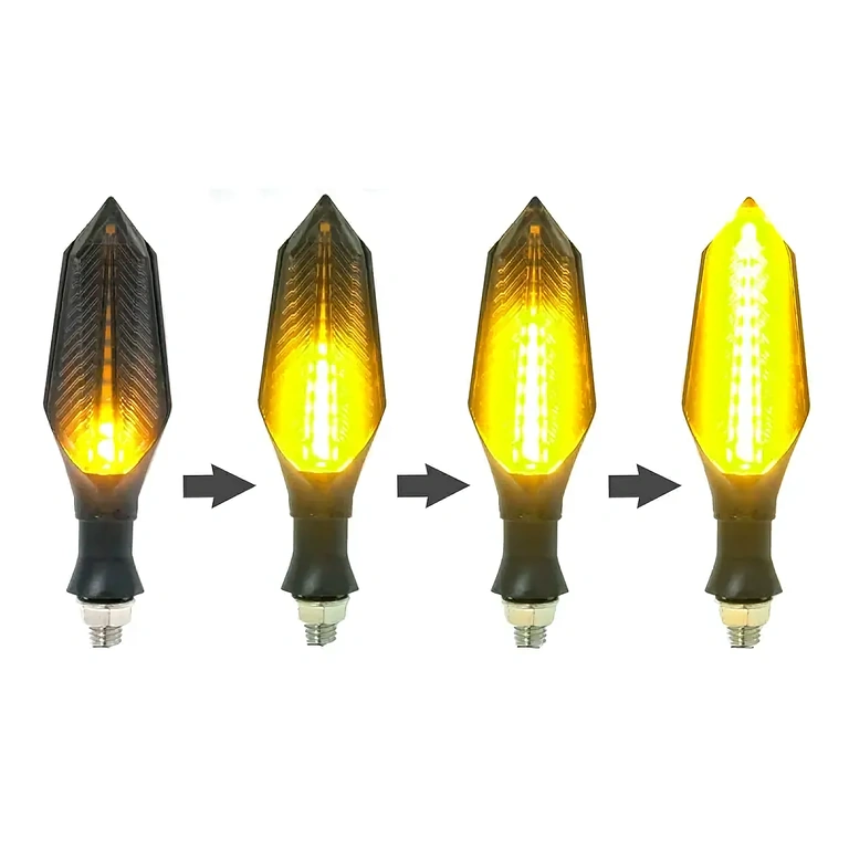 Dynamické LED smerovky Dynamické oranžové smerovky pre elektrický skúter