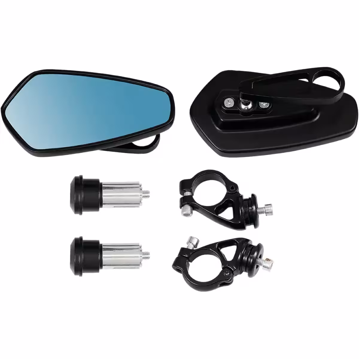 Spätné zrkadlá s modrým sklom proti oslneniu pre bicykle