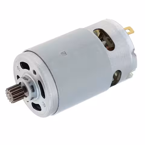 Motor DC RS-550VC 9V-12V 12 zubov – ideálny pre elektrické vŕtačky, skrutkovače, RC a DIY projekty