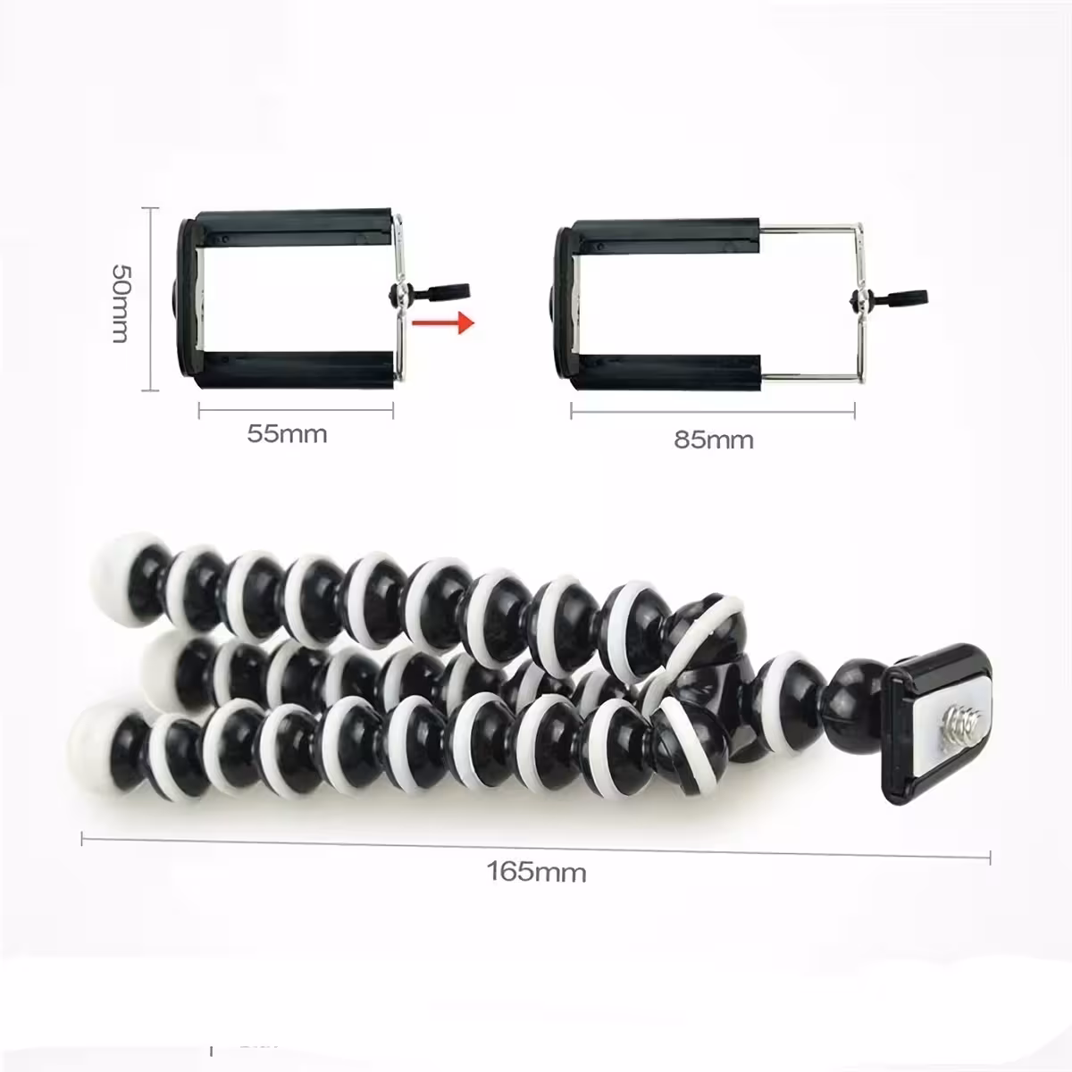 Kompaktný a ľahký statív, ideálny na použitie na cestách