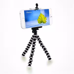 Flexibilný statív s univerzálnym držiakom pre telefón, fotoaparát a video – ideálne pre iPhone, Samsung, DSLR