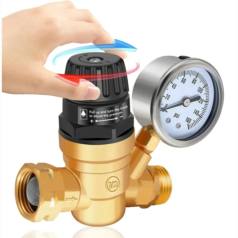 Nastaviteľný ventil na kontrolu tlaku vody v domácich a priemyselných systémoch