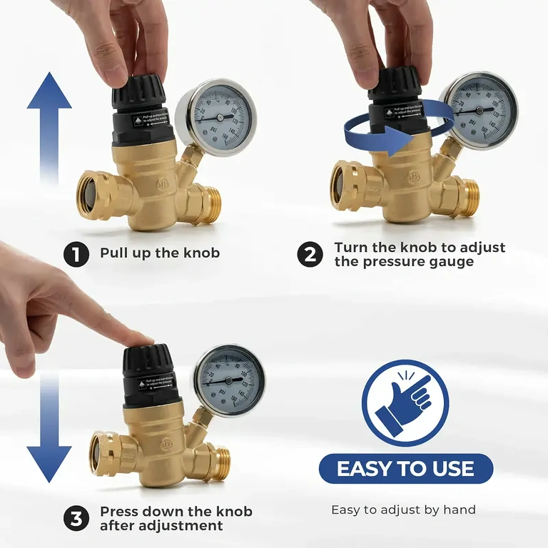 Regulátor s jemným nastavením tlaku až do 160 PSI