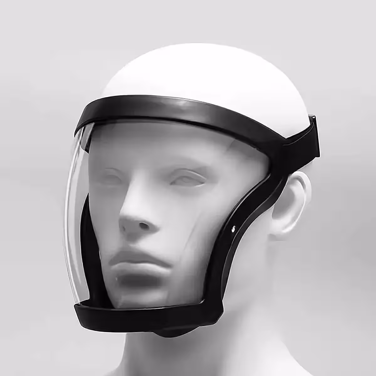 Ochranná maska na tvár pri rekonštrukčných prácach, chráni pred jemným prachom