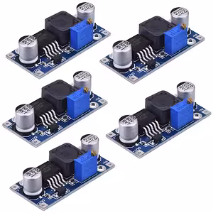 Sada 5 kusov – Modul XL6009 DC-DC Boost Converter 4A Step-Up s nastaviteľným napätím 3V–32V na 5V–35V