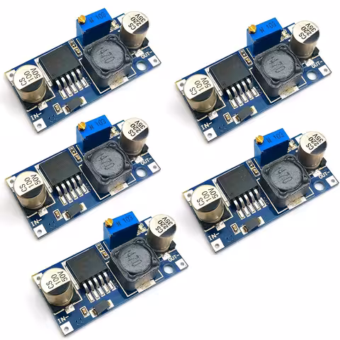 Sada 5 kusov: Modul LM2596S DC-DC Step-Down 3A nastaviteľný regulátor napätia Buck Converter
