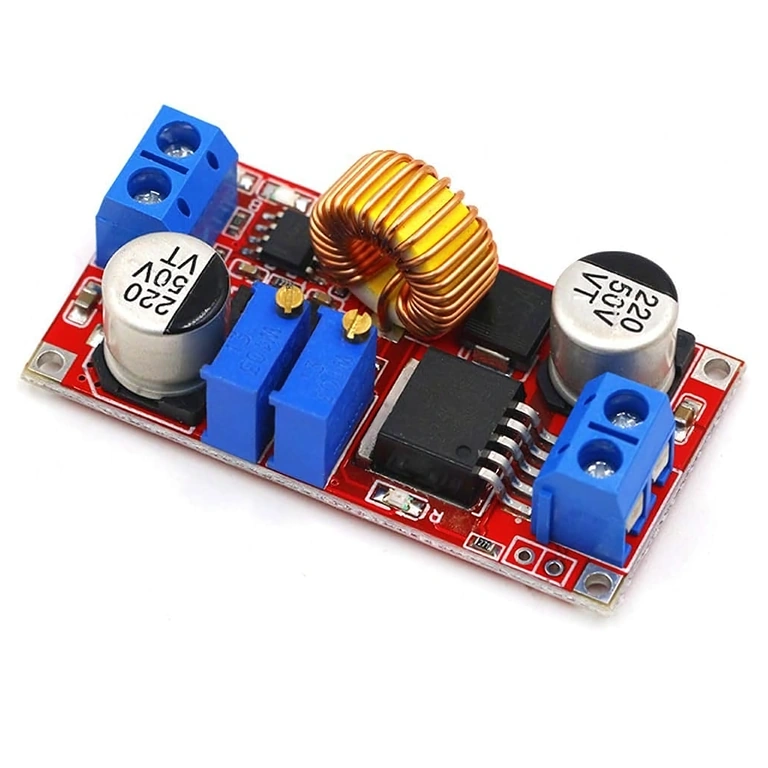 Detail čipu XL4015 na step-down DC-DC module