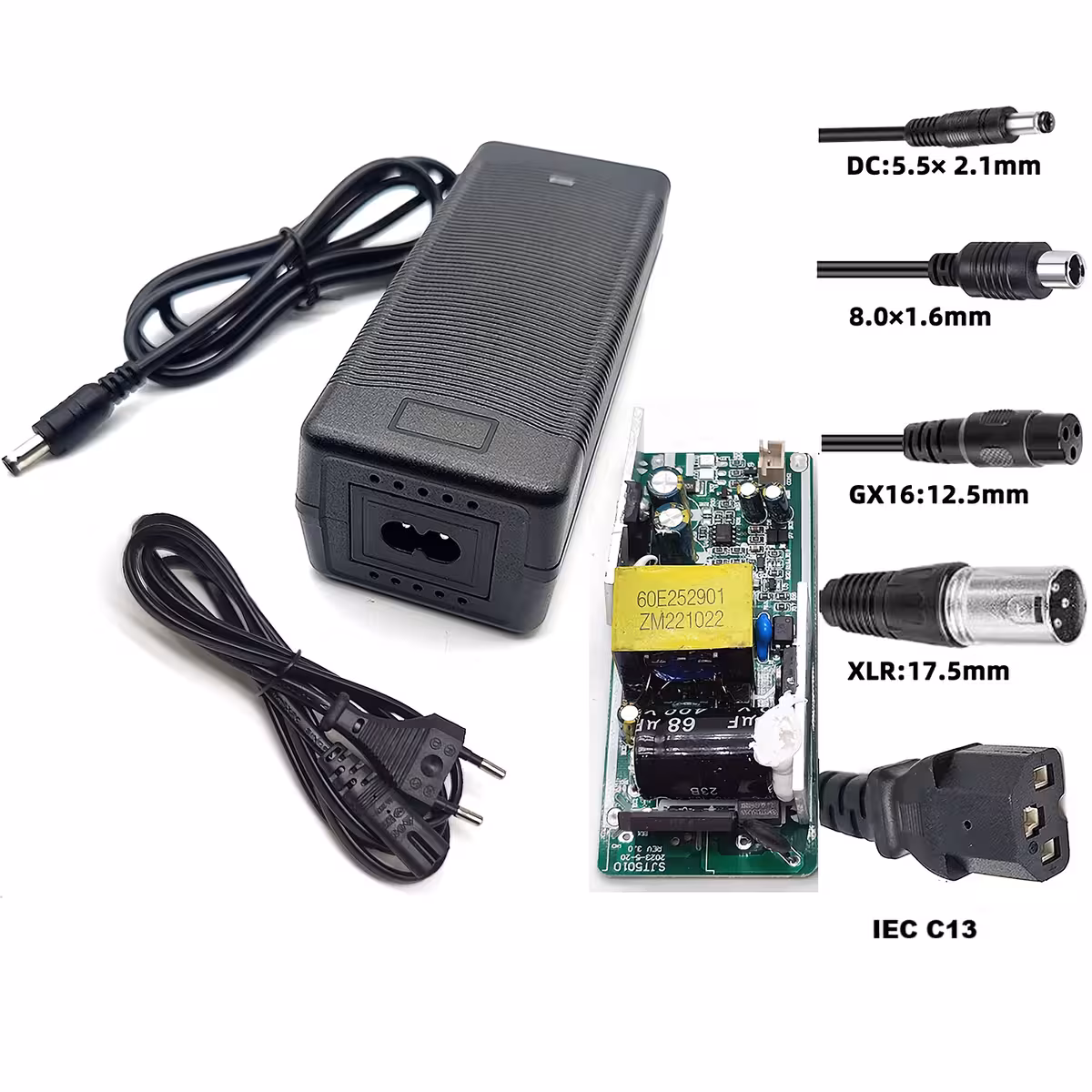 Nabíjačka 48V–54,6V 2A s koaxiálnym konektorom 8mm kompatibilná s Xiaomi a Segway-Ninebot