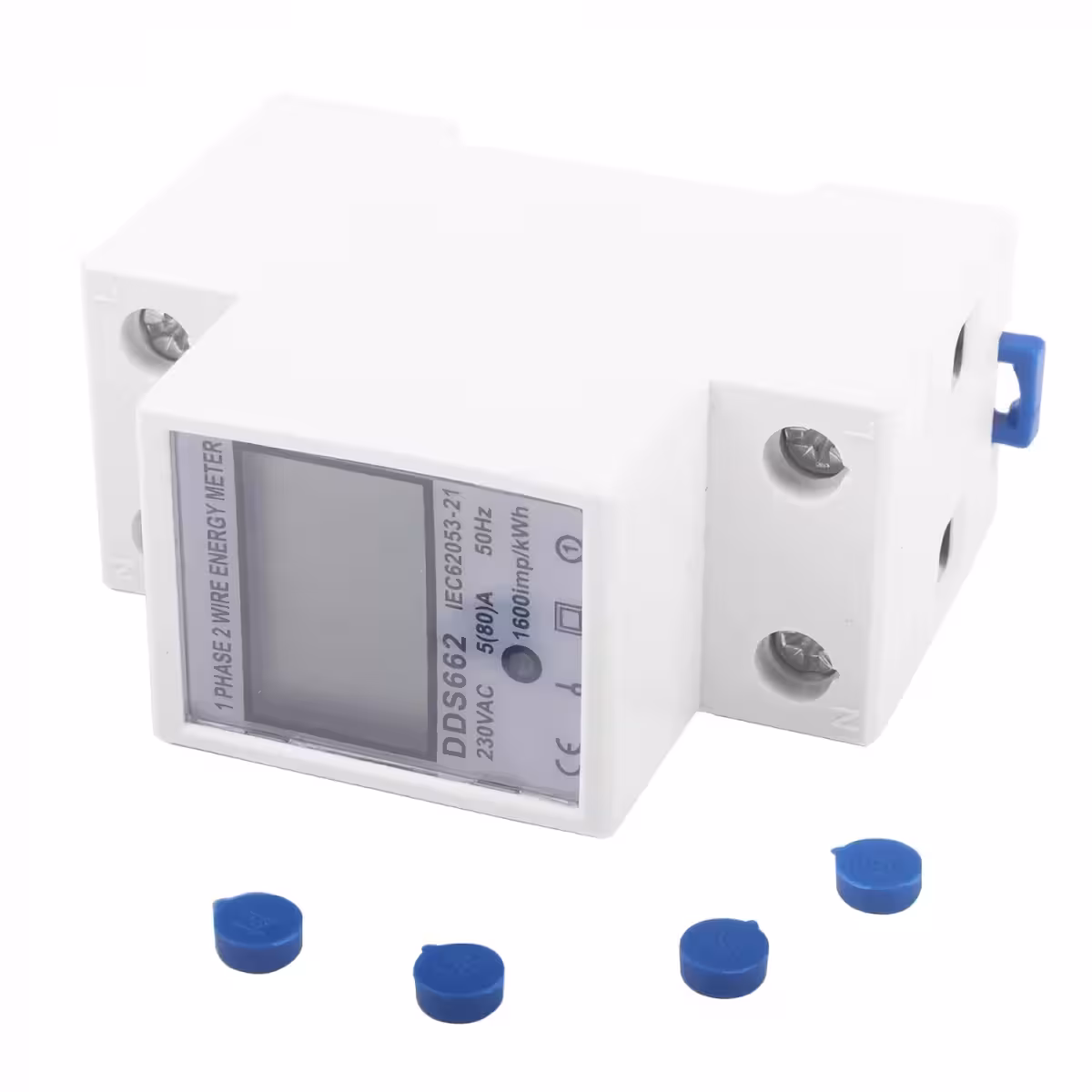 Elektromer s LED impulzným signálom pre každý spotrebovaný kWh