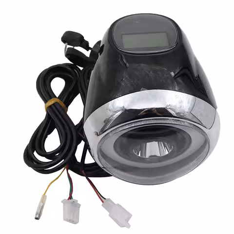 Svetlomet pre elektrický skúter Citycoco Harley 60V s LCD displejom, LED svetlom a elektrickým spínačom