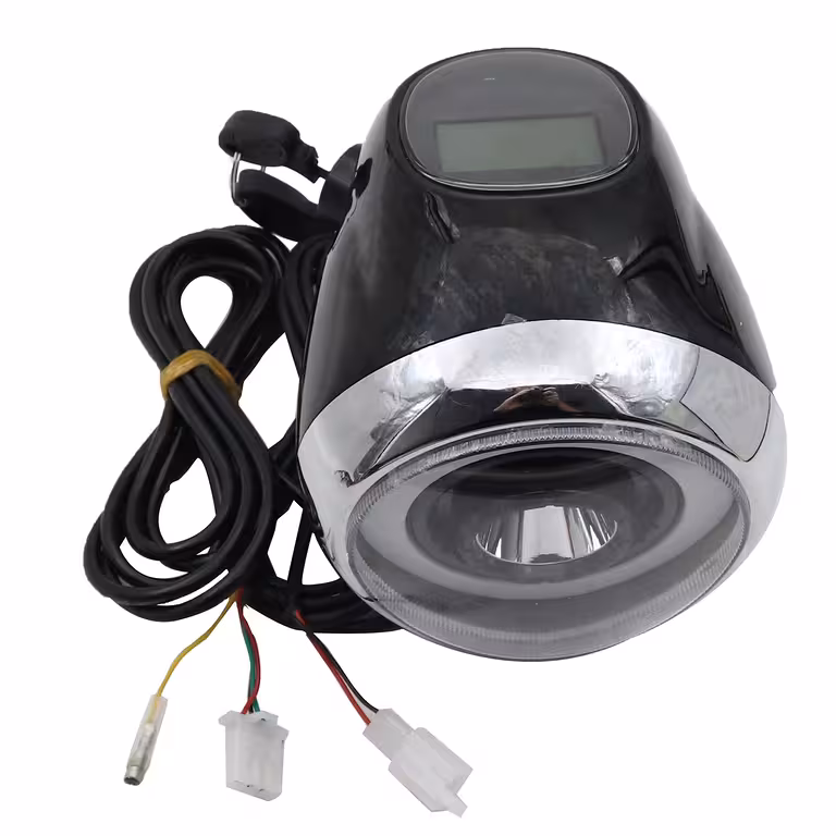 Svetlomet pre elektrický skúter Citycoco Harley 60V s LCD displejom, LED svetlom a elektrickým spínačom