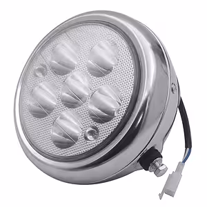 LED svetlo okrúhle 5 palcov pre elektrickú kolobežku, moto, Citycoco a Harley – osvetlenie 12V-80V