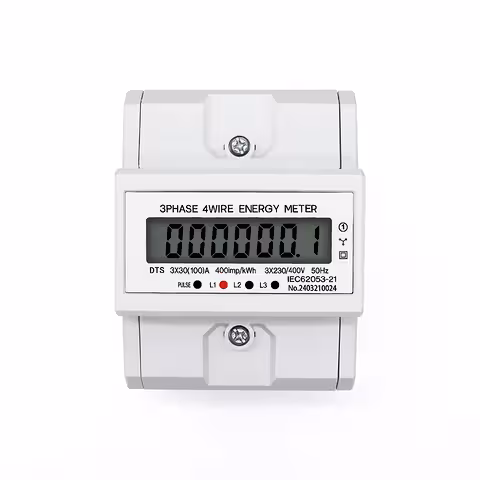 Digitálny trojfázový merač prúdu pre elektrickú energiu 380V – presné monitorovanie spotreby