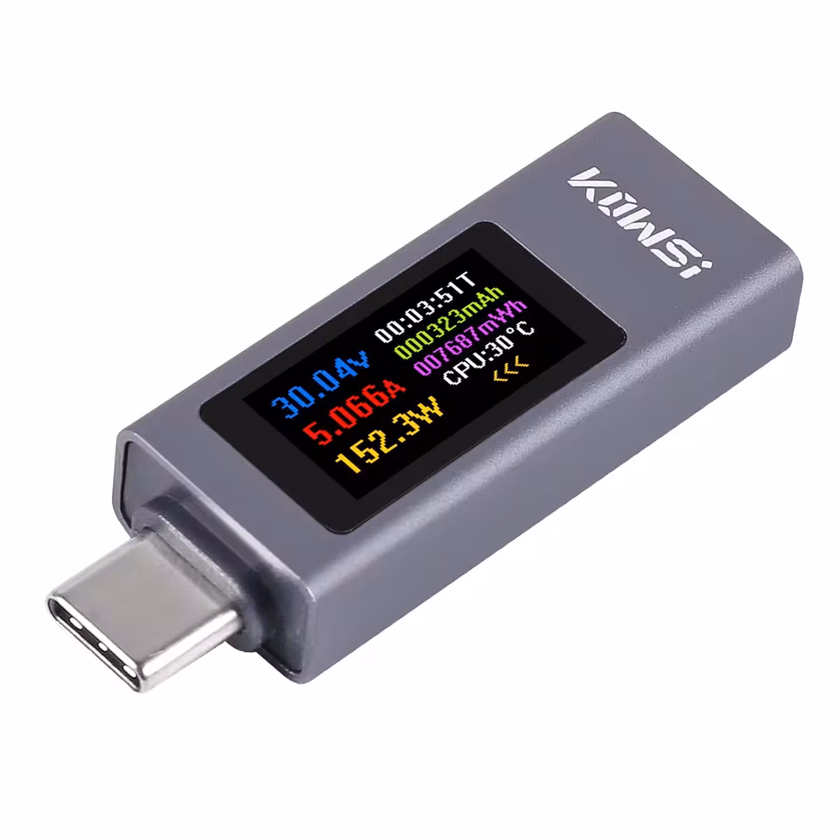 Grafické zobrazenie napätia a prúdu KWS-2302C