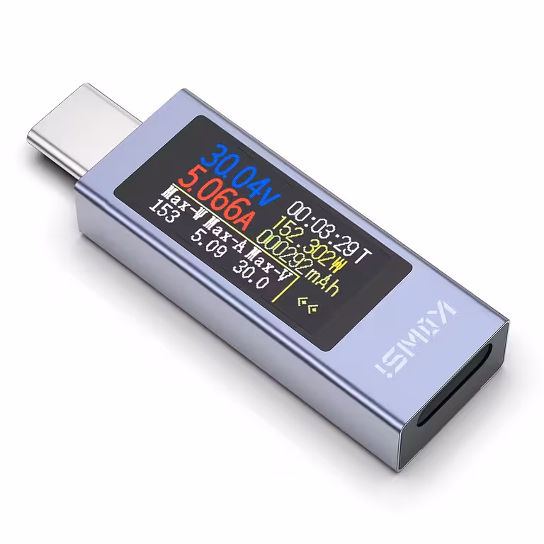 Multimeter USB C Kowsi KWS-2302C – digitálny tester napätia, prúdu a kapacity