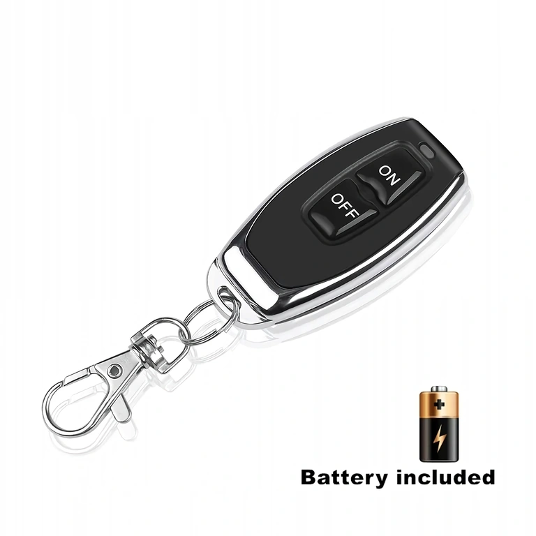 Balenie obsahuje RF433 zásuvku, diaľkový ovládač a návod