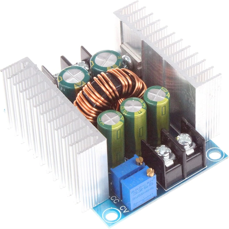 Nastavenie napätia a prúdu na CC/CV module 20A 300W