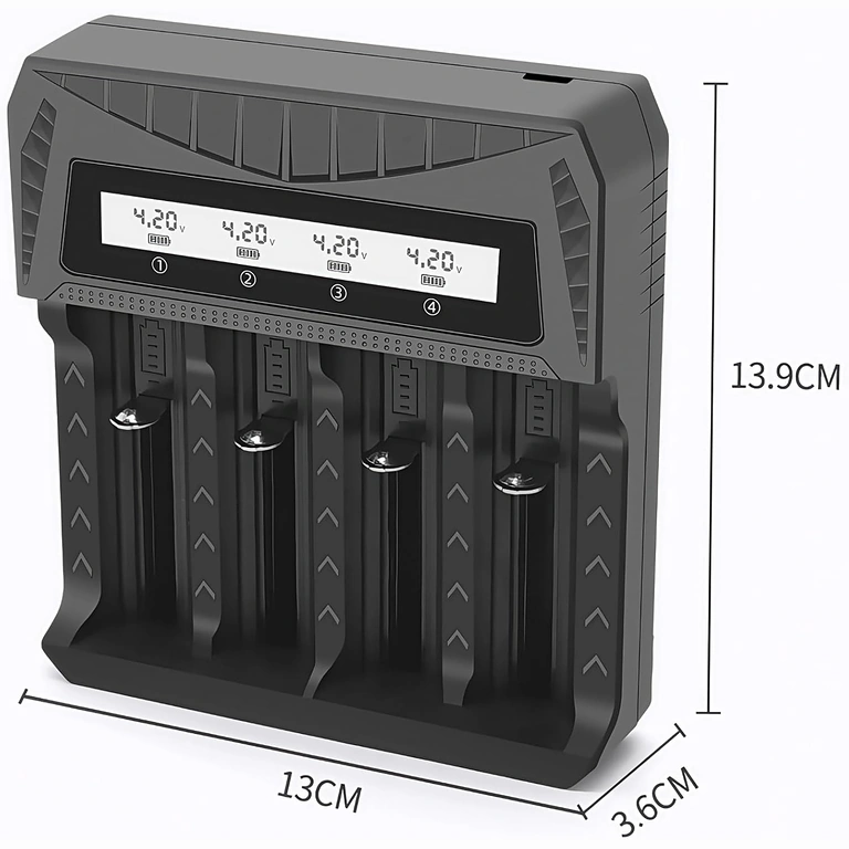 Nabíjačka 18650, kompaktný a prenosný dizajn