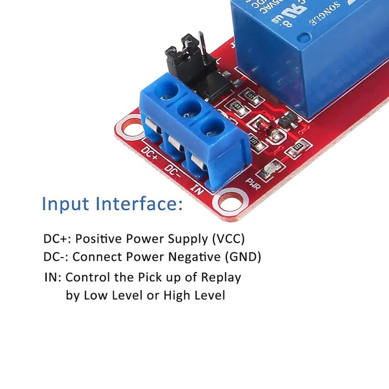 Sada relé modulov 5V s optočlenom, 1 kanál, kompatibilné s Arduino a Raspberry Pi