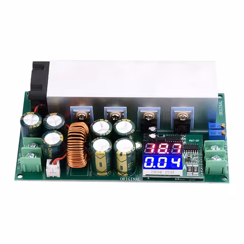 DC12-80V 20A nastaviteľný Step-Down modul 600W s konštantným prúdom a digitálnym displejom – prémiový znižujúci zdroj