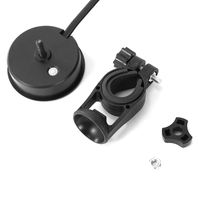 Digitálny indikátor modul, zadná strana s konektormi a káblami, zobrazenie voltmetra a percenta batérie, kompatibilný Li-ion a LiFePO4 12V–72V