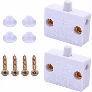 Sada 2 ks: LED osvetlenie dverí zapustené do nábytku – automatický spínač s čidlom