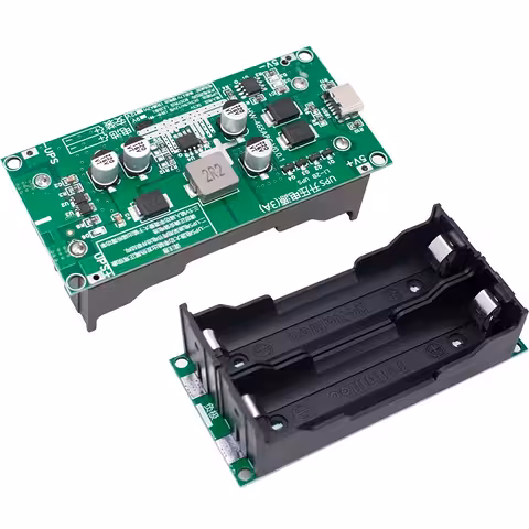 Mini UPS modul 5V/12V – DC UPS modul s nabíjaním pre batérie 18650