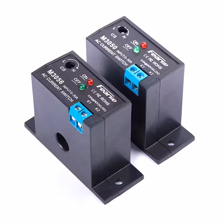 Prúdový snímač 0,2–30A – nastaviteľné elektronické relé NO/NC, monitorovací a ochranný modul prúdu