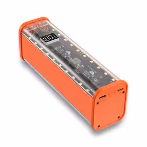 Power Bank puzdro pre 8 batérií 18650 s PD & QC 22,5W – Power Bank Case Fast Charge USB-C