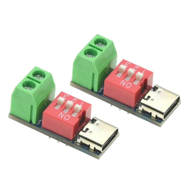 Výber napätia 5V–20V pomocou DIP