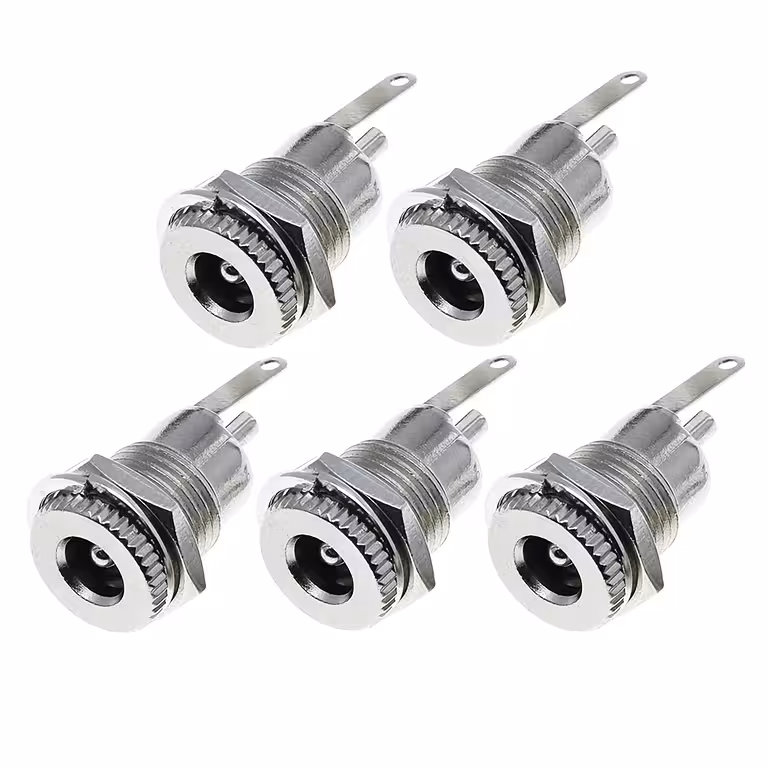 Sada 5 ks – DC napájací konektor 12V 5,5mm x 2,1mm – samica