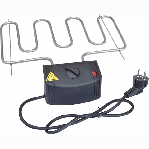 Elektrický odpor 2000W s termostatom pre udiareň a elektrický gril – vykurovací element pre elektrický gril