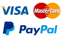 Bezpečné platobné metódy: PayPal, Visa a Mastercard