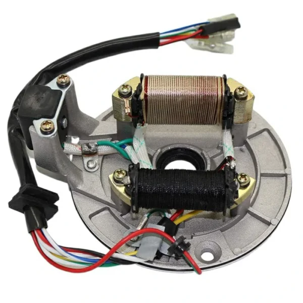 Zapaľovací stator magneto 2 cievky ATV 50cc 70cc 90cc 107cc 110cc 125cc